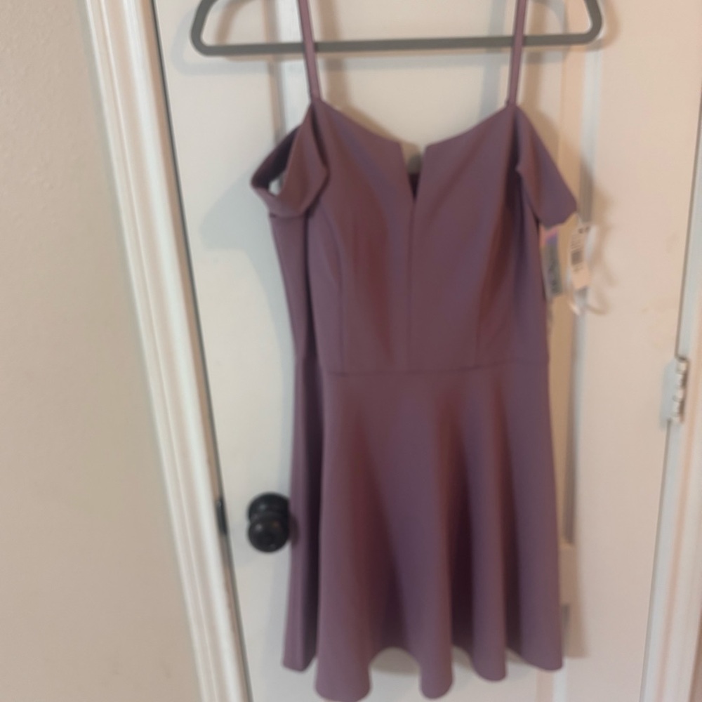 NWT BCX Lavender Strap Dress Formal Juniors size 11 Prom Homecoming Wedding‎